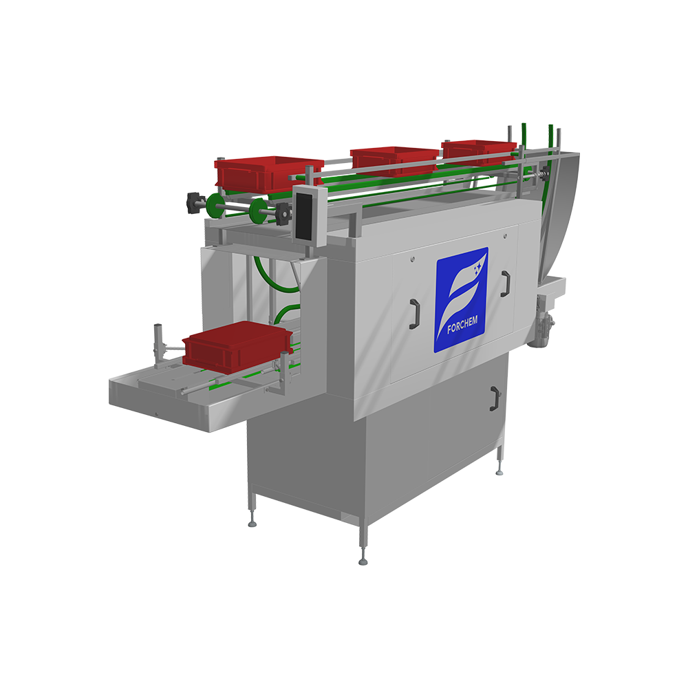 Myčka přepravek s vratnou dráhou FORCHEM MP 150